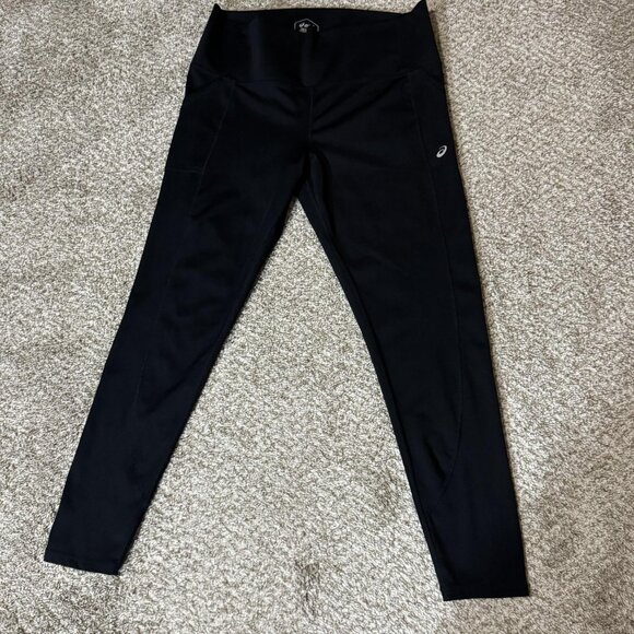 ASICS Leggings Womens XL Compression Running Yoga Stretch Athletic Pants - Picture 1 of 12